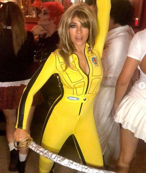 Elizabeth Hurley as The Bride from "Kill Bill"