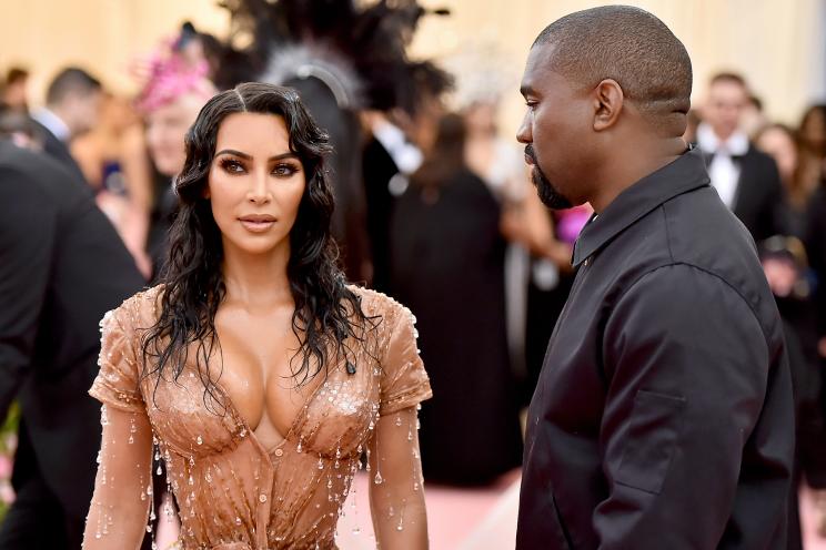 Kim Kardashian and Kanye West at the 2019 Met Gala