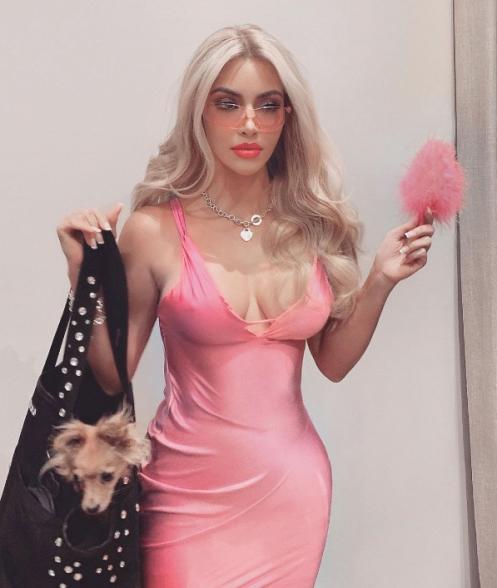 Kim Kardashian as Elle Woods from "Legally Blonde"