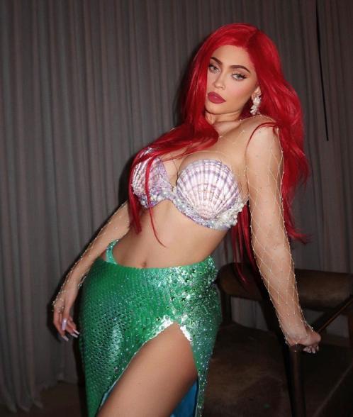 Kylie Jenner as Ariel from "The Little Mermaid"