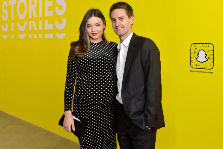 Miranda Kerr and Evan Spiegel