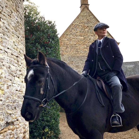 Geri Halliwell as Tommy Shelby from "Peaky Blinders"