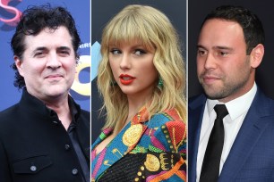 Scott Borchetta, Taylor Swift and Scooter Braun