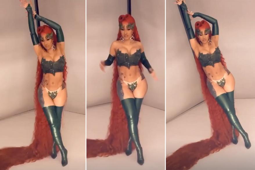 Cardi B as Poison Ivy