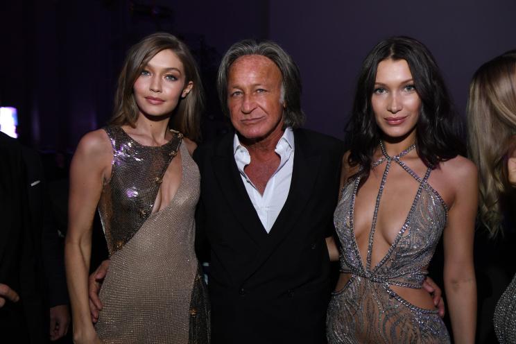 Gigi, Mohamed and Bella Hadid