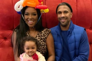 Kenya Moore reunites with husband Marc Daly for daughter Brooklyn's birthday