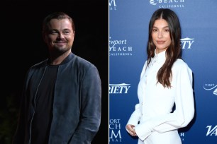 Leonardo DiCaprio and Camila Morrone