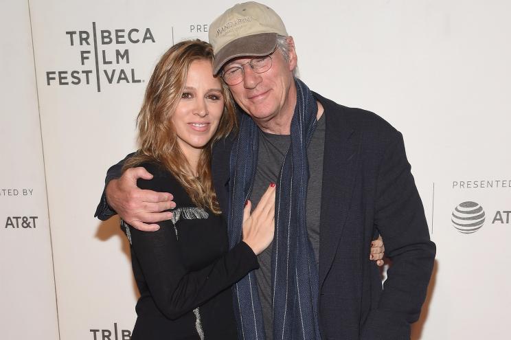 Richard Gere and wife Alejandra Silva