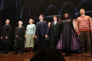 The cast of "Harry Potter and the Cursed Child" on opening night in San Francisco