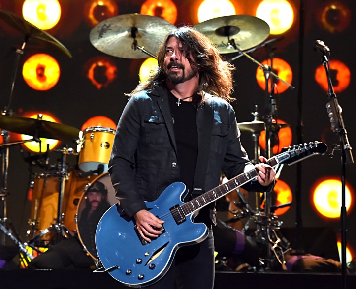 Dave Grohl of the Foo Fighters performs onstage during MusiCares Person of the Year honoring Aerosmith.  
