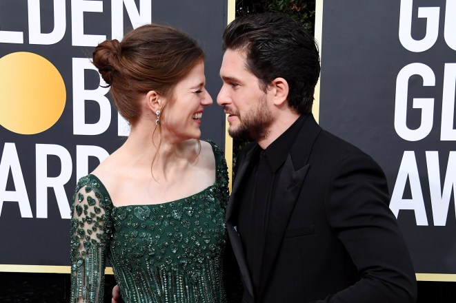 Rose Leslie and Kit Harington