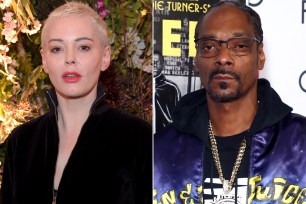 Rose McGowan and Snoop Dogg