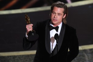 Brad Pitt wins at Oscars 2020