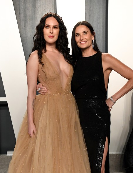 Rumer Willis and Demi Moore