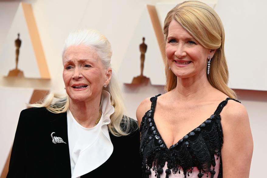 Diane Ladd and daughter Laura Dern at Oscars 2020