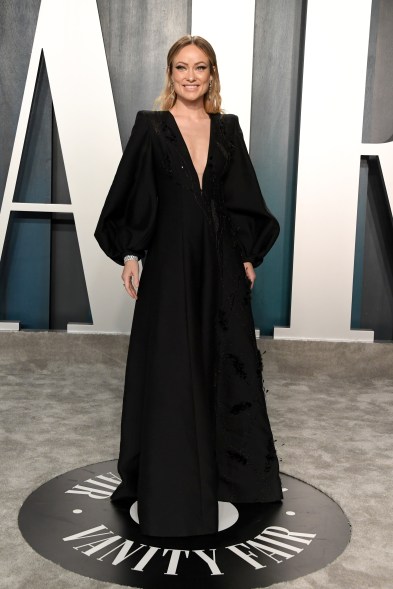 Olivia Wilde hits the red carpet at the 2020 Vanity Fair Oscar Party