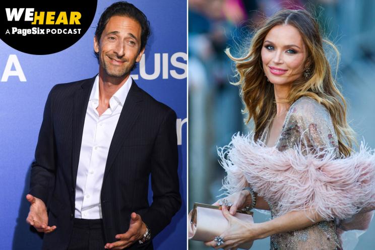 Adrien Brody and Georgina Chapman