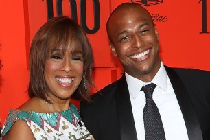 Gayle King and William Bumpus Jr.