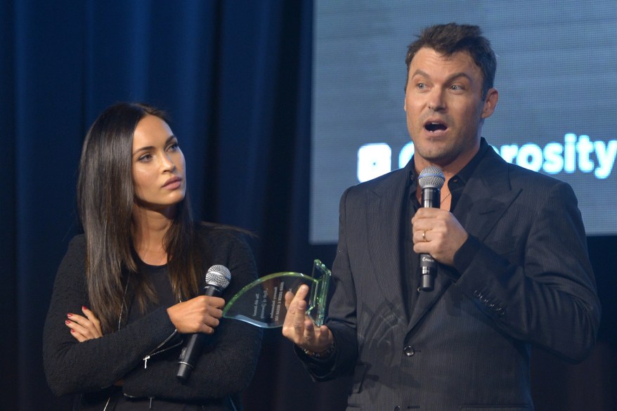 On-and-off again couple Megan Fox and Brian Austin Green finally called it quits in May. As the “Beverly Hills 90210” star revealed on his podcast “...with Brian Austin Green,” “[Fox] said, ‘I realized when I was out of the country working alone that I feel more like myself and I liked myself better during that experience and I think that might be something worth trying for me.’”