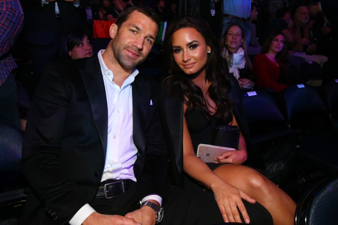 Luke Rockhold and Demi Lovato