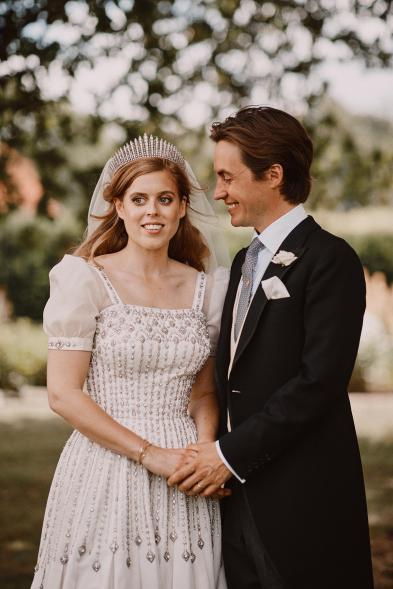 Princess Beatrice and Edoardo Mapelli Mozzi on their wedding day