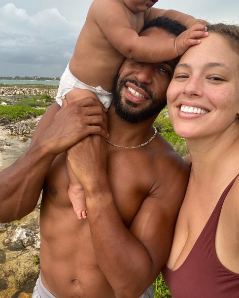 Ashley Graham and her husband, Justin Ervin, are glowing alongside their son, Isaac.