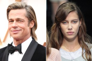 Brad Pitt and Nicole Poturalski