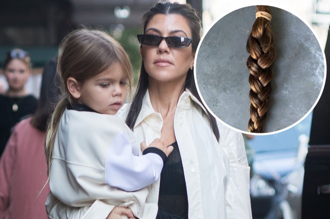 Kourtney Kardashian posted a shocking photo of son Reign with a buzzcut.