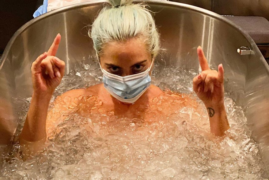 Lady Gaga takes an ice bath ahead of the VMAs and more star snaps