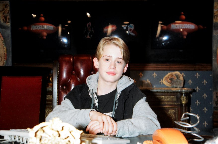 On the set of "Richie Rich" in 1992