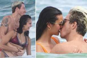 Nina Dobrev and Shaun White show PDA over the weekend in Tulum