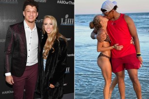 Patrick Mahomes and Brittany Matthews