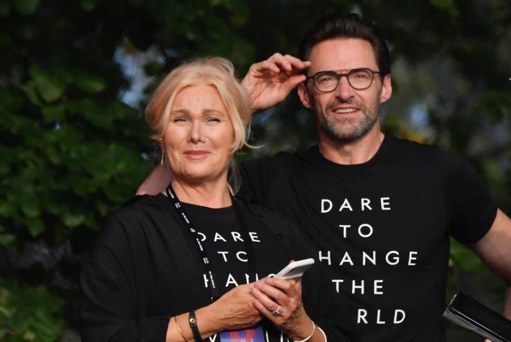 Deborra-Lee Furness and Hugh Jackman