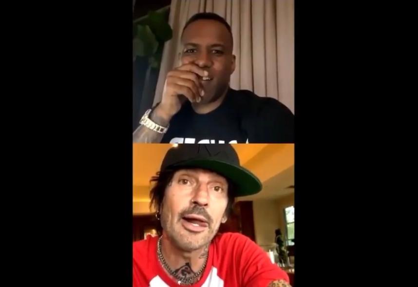 DJ Whoo Kid's livestream with Tommy Lee