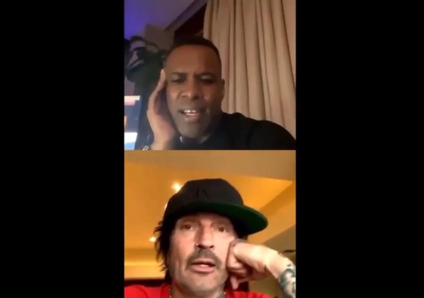 DJ Whoo Kid's livestream with Tommy Lee