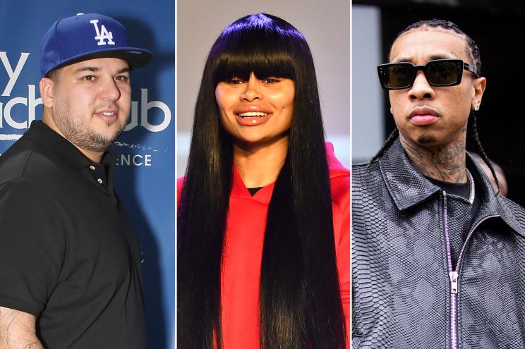 Rob Kardashian, Blac Chyna and Tyga