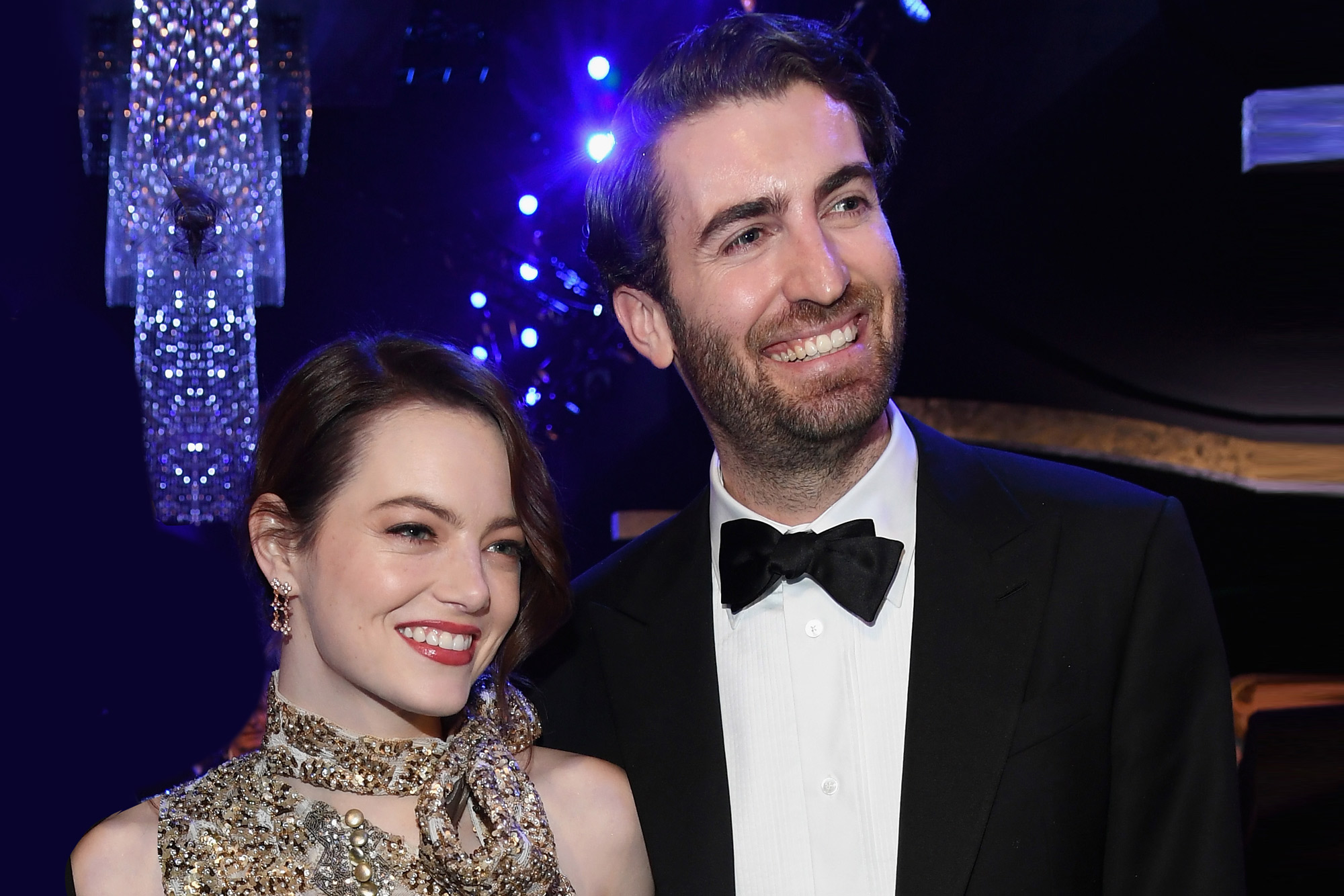 Emma Stone and Dave McCary