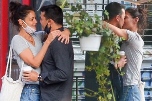 Katie Holmes packs on the PDA with new boyfriend Emilio Vitolo Jr.