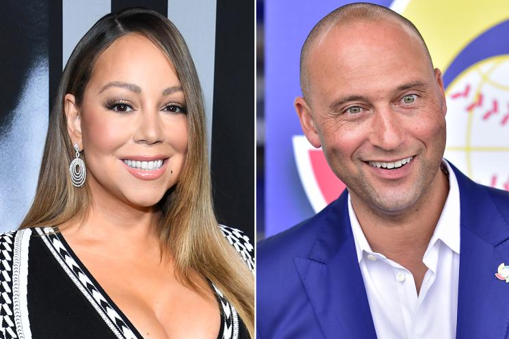 Mariah Carey and Derek Jeter