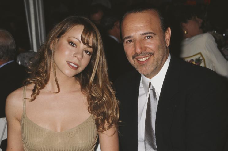 Mariah Carey and Tommy Mottola circa 1995