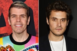 Perez Hilton and John Mayer