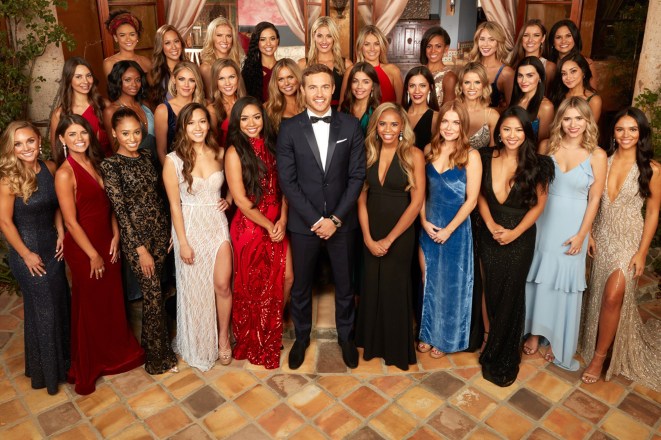 Season 24 lead Peter Weber with "The Bachelor" contenders in 2020