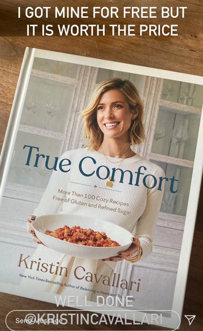 Jay Cutler praises Kristin Cavallari's cookbook
