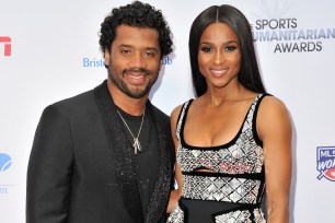 Russell Wilson and Ciara