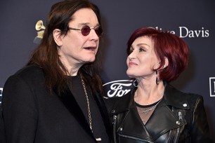 Ozzy Osbourne and Sharon Osbourne