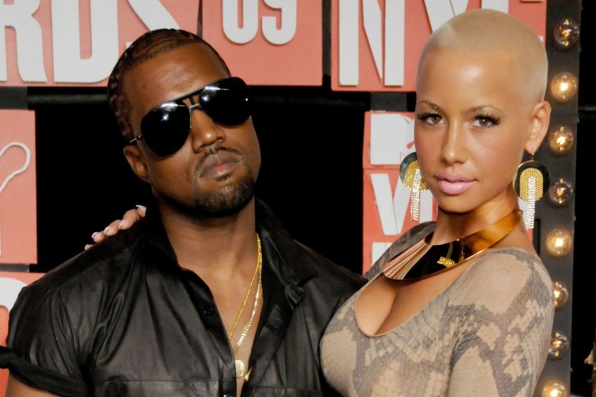 Kanye West and Amber Rose