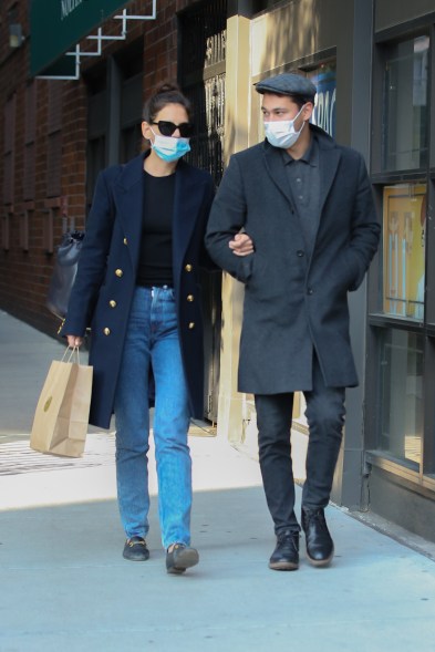 Katie Holmes and boyfriend Emilio Vitolo Jr.