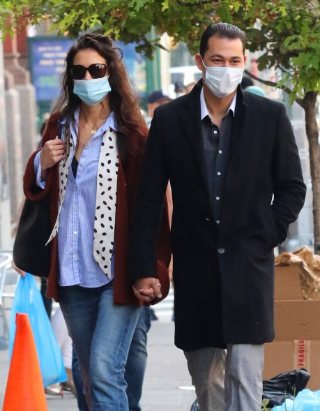 Katie Holmes and boyfriend Emilio Vitolo Jr.