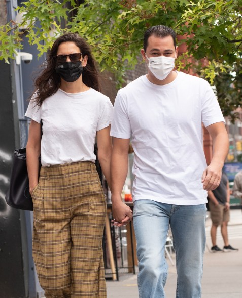 Katie Holmes and boyfriend Emilio Vitolo Jr.