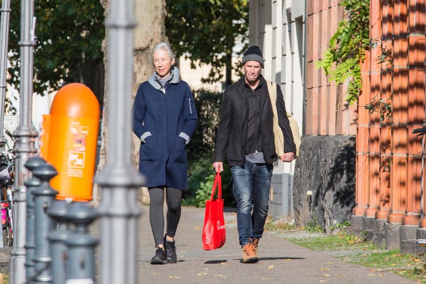 Keanu Reeves and Alexandra Grant